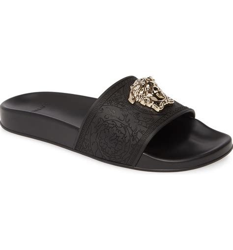 versace medusa slide sandals women